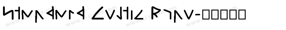 Standard Celtic Rune字体转换